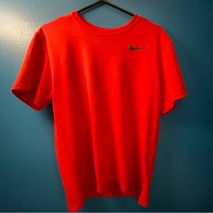 Nike Red Medium Dri Fit Workout Shirt
